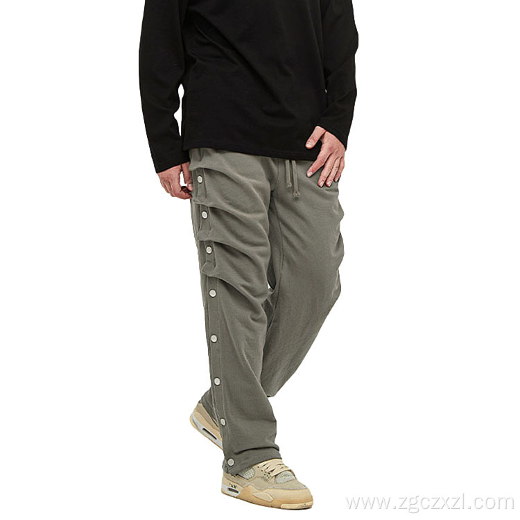 Spring New Pleated Breasted Loose Sweatpants