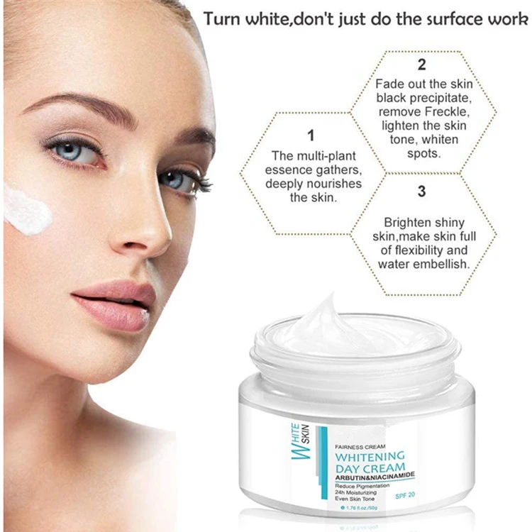 Best Whitening Day Cream Skin Lightening Anti Aging Facial Treatment Freckle Removal Cream