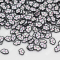 5 * 6mm Meest Hot Selling Glimlach Gezichten Uitdrukking Groene Komkommer Cloud Vorm Miniatuur Polymeer Klei Nail Art stickers voor Meisjes