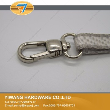 nickel plated metal trigger snap hook for leather belt