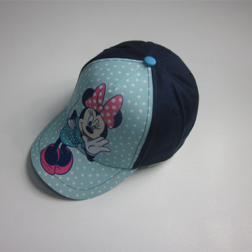 Cute Mickey House Print Kids Sports Cap