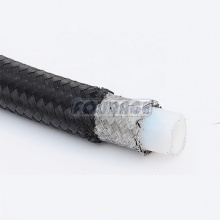 High Performance Black Nylon Stainless Steel Braided AN PTFE E85 Fuel Line Hose