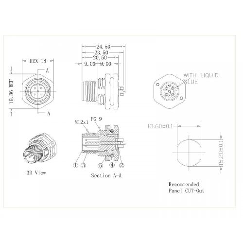 M12 3 ~ 5p Nam D Dây