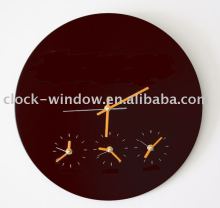 4 time zone wall clock