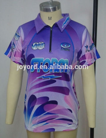 wholesale printed bowling shirt for girl