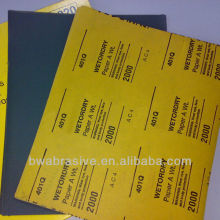 silicon carbide waterproof sanding paper