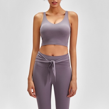 cropped tank top with built in bra