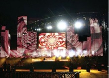 Stage Background LED Curtain Video Display