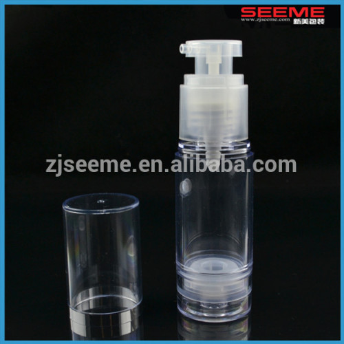 plastic airless cosmetic bottle 80ml,cosmetic packaging airless bottles