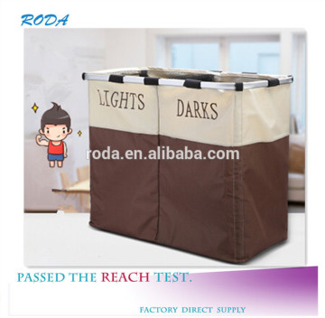 YIWU RODA oxford fabric durable high-capacity double lattice laundry basket