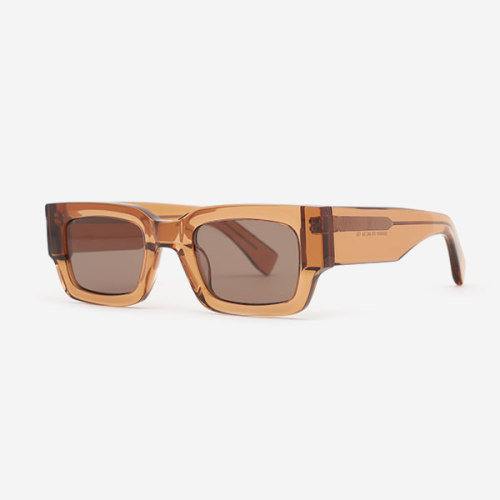 Square Shape Acetate Unisex Sunglasses