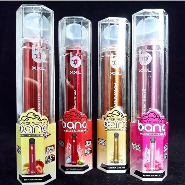 Hot Selling Disposable E Cigarette Vape Pen Pod 6% Nicotine 2000puffs Bang XXL