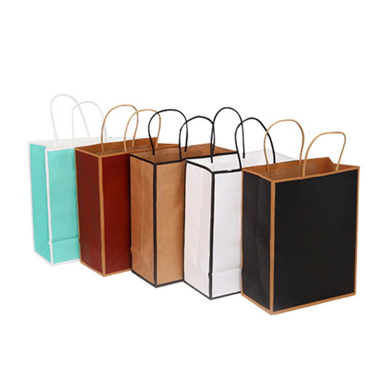 manufacture custom Hot sales kraft paper bag recycled mini bags brand small sample