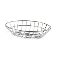 Stainless Steel Wire Kitchen Oval Bread Basket set