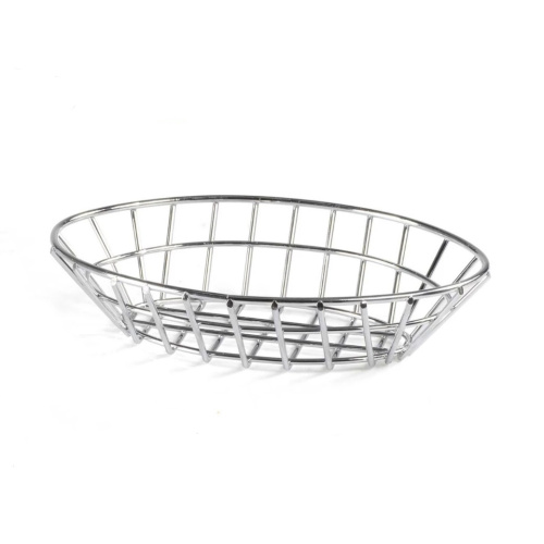 Stainless Steel Wire Kitchen Oval Bread Basket