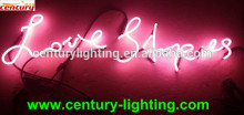 neon light letters