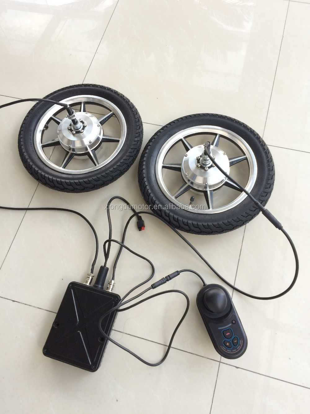 Xiongda motor single shaft ebike motor 14 inch electric wheelbarrow electric wheelchair for electric conversion kit