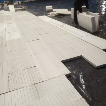 Ice Rink Insulation Panels with Vapor Barrier