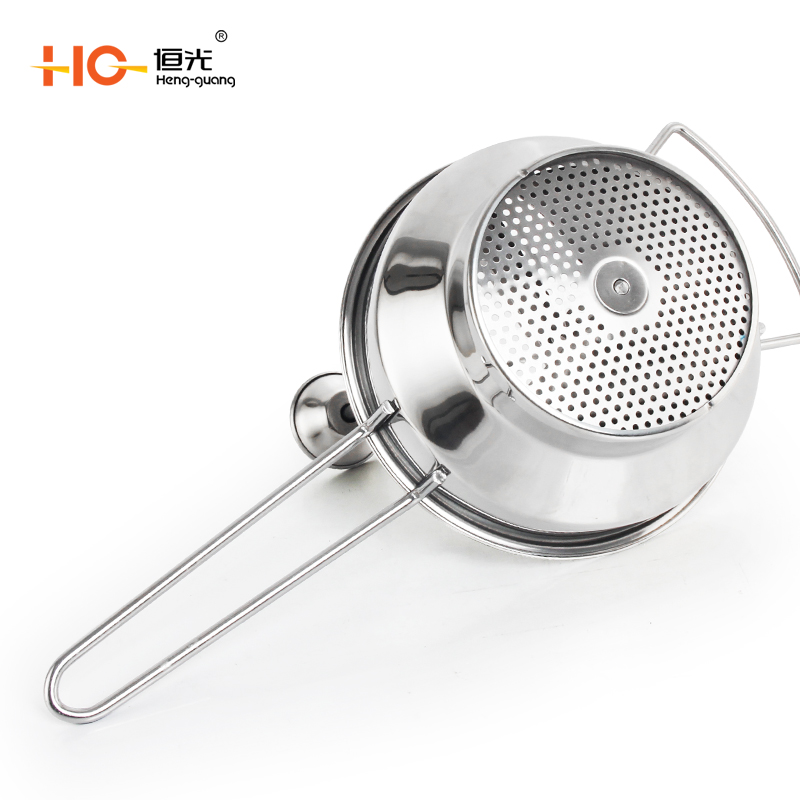 Stainless steel kitchen grater with 3 grinding plates