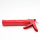 9 inch round aluminum tube caulking gun black/red