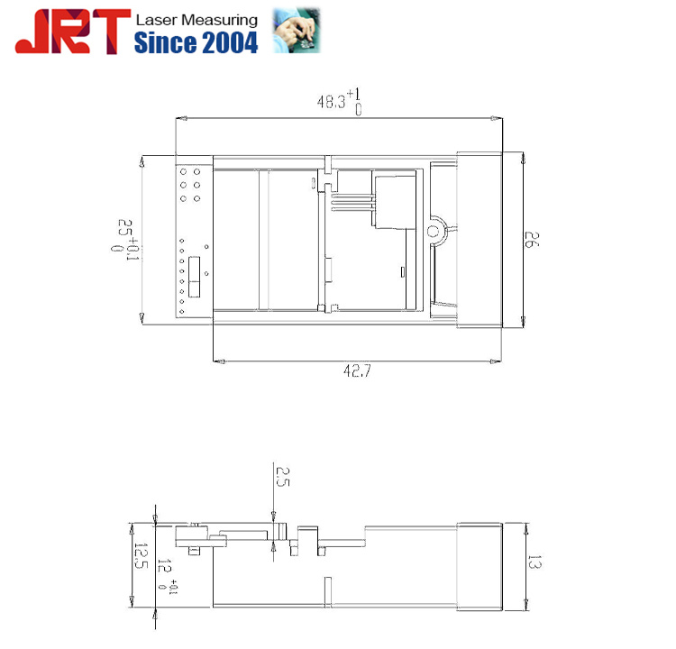 1mm laser level measurement