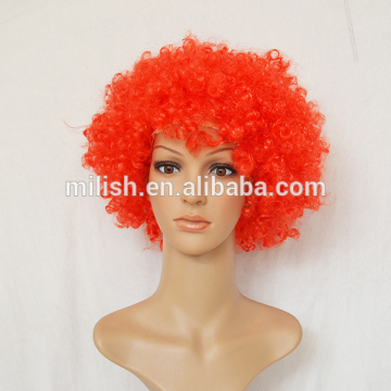 FBW-0192 Party Cheap mega huge natural hippie afro red wig
