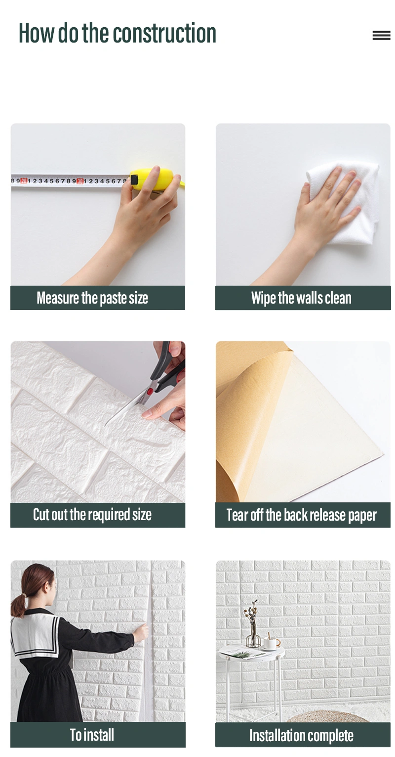 China Wholesale Ceramic Bathroom 3D Self Adhesive Wallpaper Peel and Stick Mosaic Kitchen Backsplash Sticker White Brick Subway Tiles