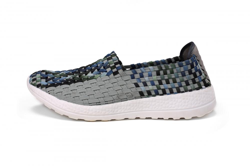 Clearly Visible Woven Texture Hollow Shoes