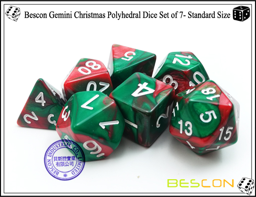 Bescon Weihnachten Würfel-4 Bescon Christmas Dice-4