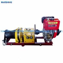 High Quality Gasoline Powered Cable Pulling Winch Machine