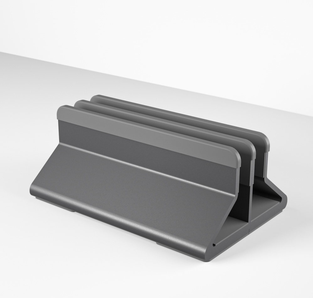 Vertical Laptop Stand Holder, Desktop Aluminum MacBook Stand