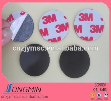 round plain flexible rubber magnetic fridge stickers