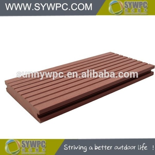 Factory price solid wood plastic composite WPC decking