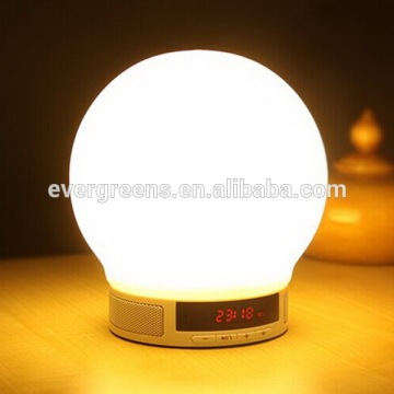 digital night light clock, bluetooth speaker with led lamp, LED creative lamp