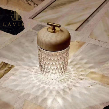 Unique Design Touch Control Wireless Beside Table Lamp