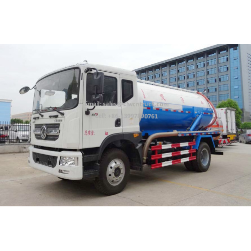 Tout nouveau camion-citerne de déchets Dongfeng D9 11m³