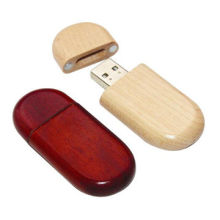 Gift wooden USD flash drive, RoHS Directive-compliant