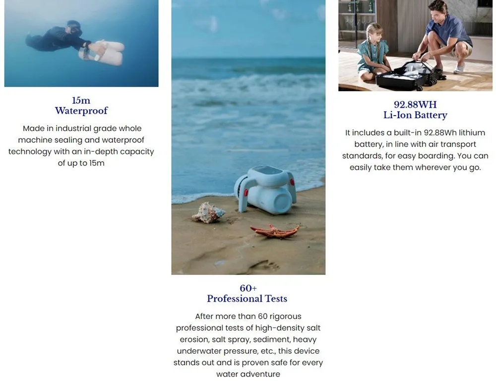 Sublue Hagul EZ Underwater Scooter for water play 50 min endurance Propeller Surface Underwater Swimming Equipment