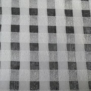 Factory Sale Polyester White Waffle Cloth Checks Fabric