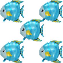 Tropical fish foil balloons