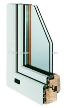 Wood And Aluminium Double Glass Low-E Windows
