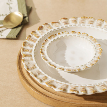 Ceramic Round Small Plate Wholesale for Sauces and Dips