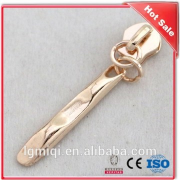 Fancy metal zip slider,handbag zipper puller slider