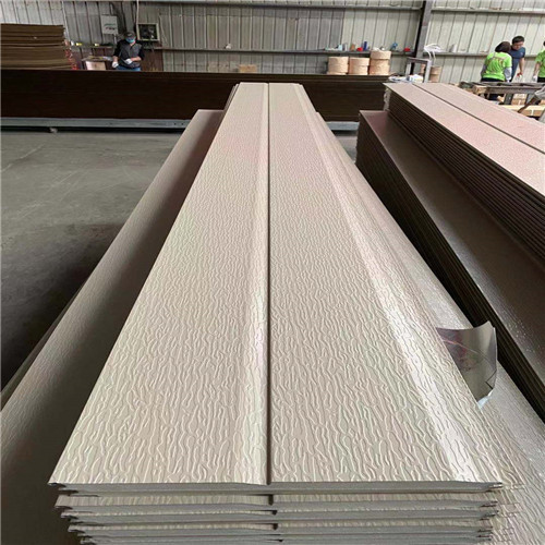 16mm PU insulation decorated exterior panel for siding