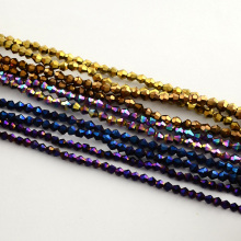 PandaHall 4mm Electroplated Rainbow Faceted Bicone Glass Beads: Unique and Colorful Bead Jewelry Supplies