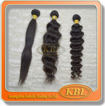 Soft virgin peruvian weaving natural wavy hair weave