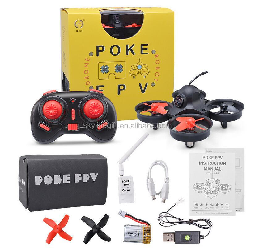 Mini pocket racing drone with FPV VR glasses