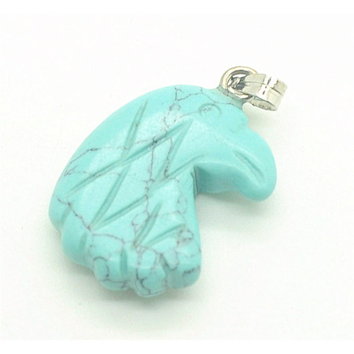 Eagle head Shape Turquoise pendant