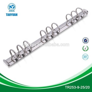 Designer paper clip 9 ring mechanism & metal ring binder