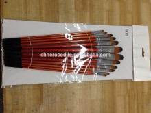 nylon hair brushes set, artist brushes sets,oil color brushes